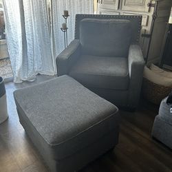 Chair & Ottoman 