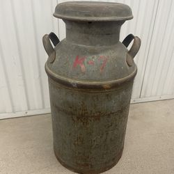 Antique Milk Can from 1950s Farm