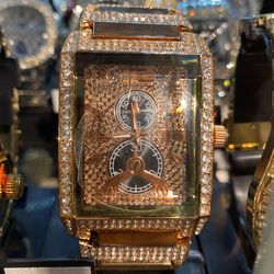 TECHNO PAVE Iced Out Fashion Watch