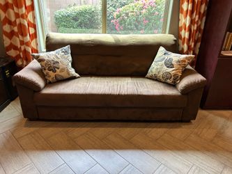 Brown IKEA couch