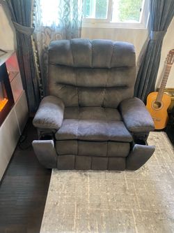 Recliner Chair with massage, Cup Holder usb plug