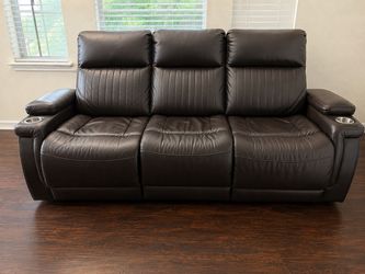 Black 3-Seat Power Reclining Sofa