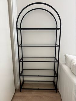 Bookcase - Steel and Glass