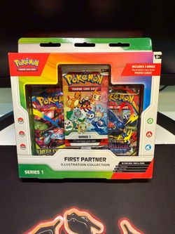 Pokemon First Partner Illustration Collection Series 1