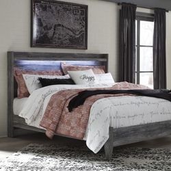 LED LIGHTED HEADBOARD FOOTBOARD FRAME 