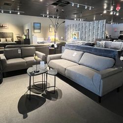Grey Sofa And Loveseat