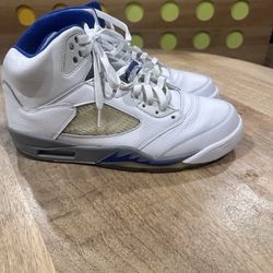 Air Jordan 5 Retro Stealth 2.0 Men's Sneakers White/Blue 