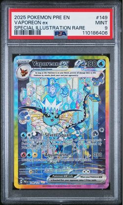 Vaporeon ex psa 9
