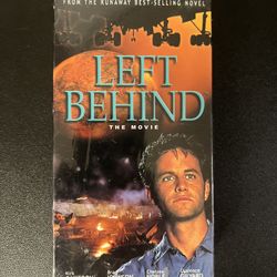 Left Behind the Movie VHS with Kirk Cameron Chelsea Noble Factory Sealed