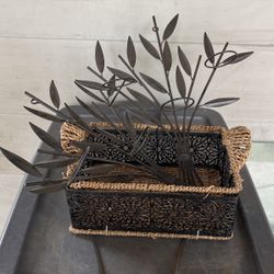 Decorative Basket and Wall Decor