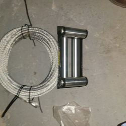 18000 Lbs Steel Cable With roller fairlead