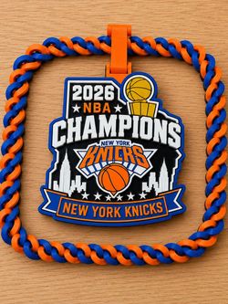 Commemorate the Victory: 2026 New York Knicks NBA Champions 3D Printed Turnover Chain