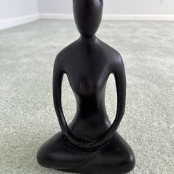 Yoga Mudra Meditation Statue In The Dhyana  Mudra Position 10.25”x 5.5”x2.75”