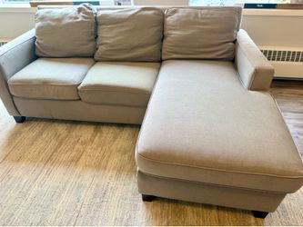 Pottery Barn couch with chaise