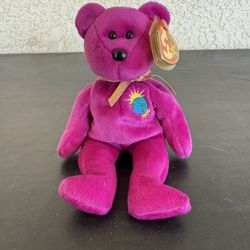 TY Beanie Baby Bear Named Millennium 