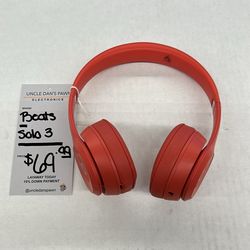 Beats Solo 3 product red edition