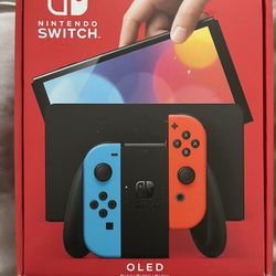Nintendo Switch Oled Red/Blue Joycon 
