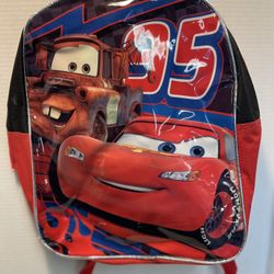 Disney Cars Lightning McQueen Mater School Backpack Book Bag Kids Girls/ Boys 15"