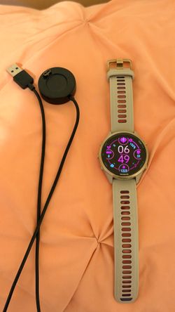 Garmin forerunner 970 - Soft Gold Titanium