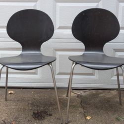 Modern Chairs, Plastic & Metal