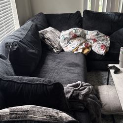 Width: 131" Depth: 131" Height: 40" Couch 