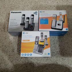 Three Cordless Telephone Systems 4 One Price