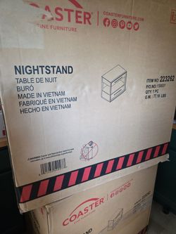 Brand new nightstands (set of 2)