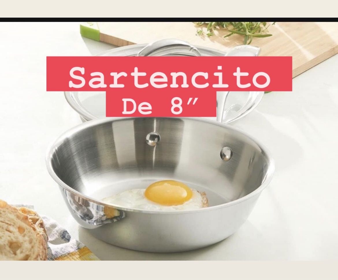 Sartencito De 8” Acero Inoxidable Nueva Línea Singature Especial $ 75.00 Princess House 