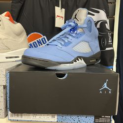 Blue air Jordan 5