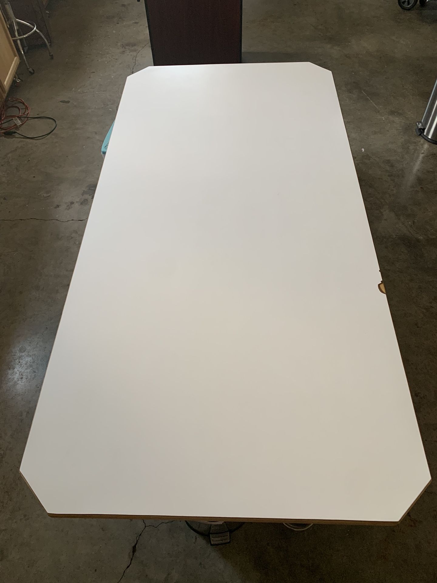 Ginormous shop/craft table with folding legs