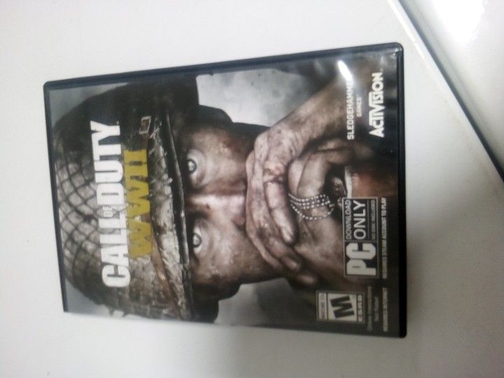 Call Of Duty World War II PC Only Disc With Manual