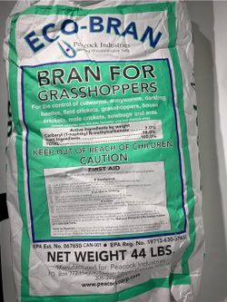 Eco Bran Grasshopper Bait 44lb by Peacock
