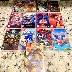 Nintendo Switch $25 Each Game 