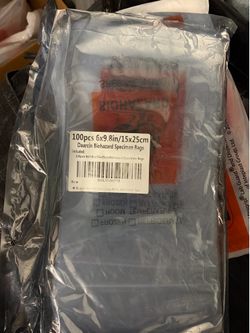 Biohazard Specimen Bags