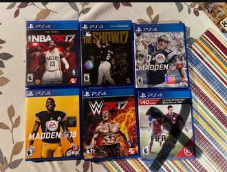 5…….Games PS4…….15 each