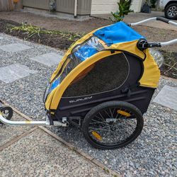 2 Seat Burley Bike Trailer/ Stroller