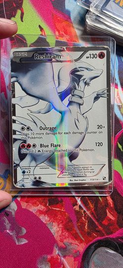 Reshiram (113/114) Full Art Ultra Rare trading card from 2011 Pokémon Black & White set