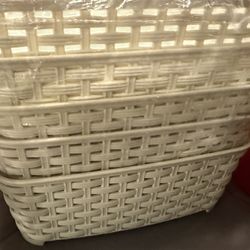 Mueller European made  plastic storage bins heavy duty 9 x 3.5 x 6.5