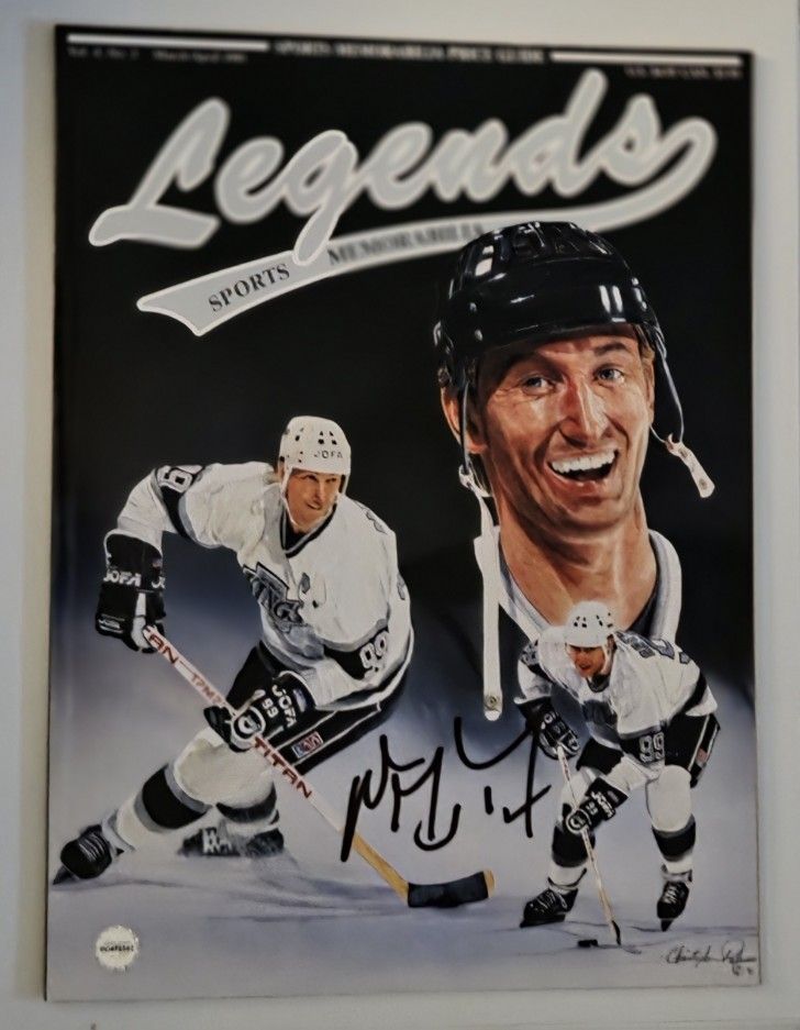 Wayne Gretzky Autographed Magazine