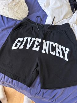 Givenchy Black Logo Shorts