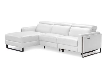 Leather White sofa