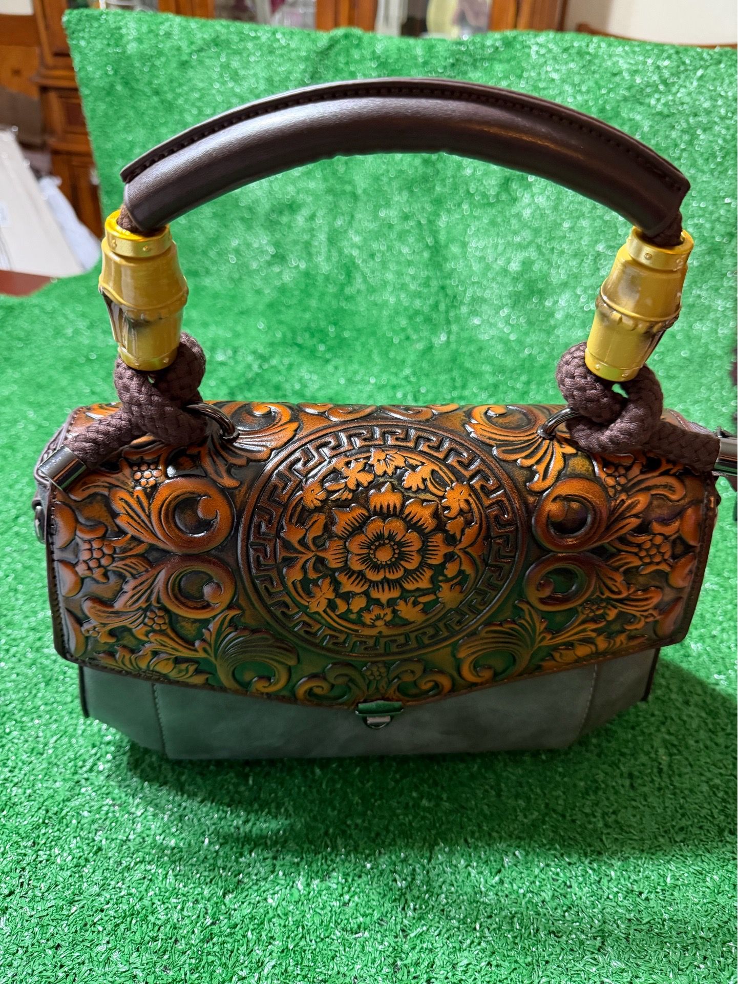 New medium size leather purses