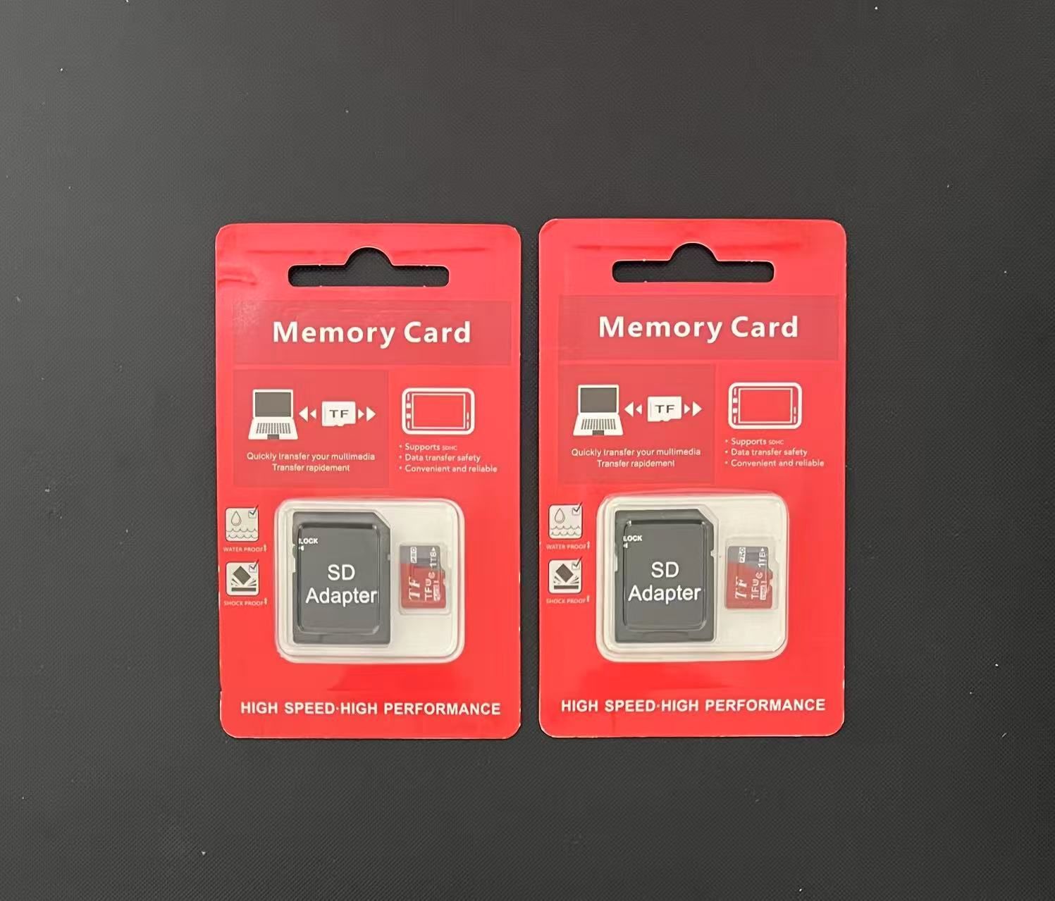 2 Sets x 1TB / 1024GB Universal Micro TF Flash Memory Card with Adapter