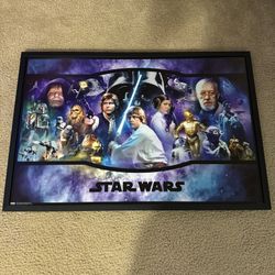 Star Wars Trilogy Framed Print