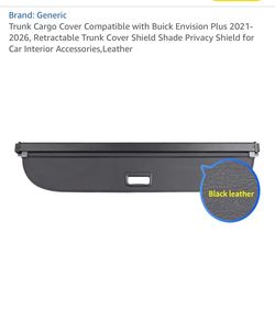 Truck cargo cover compatible with Buick Envision plus 2021-2026