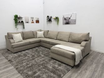 Living Spaces Sectional Couch - Free Delivery