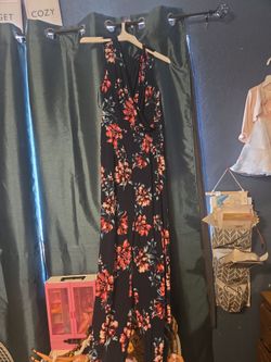 Navy Blue floral jumper