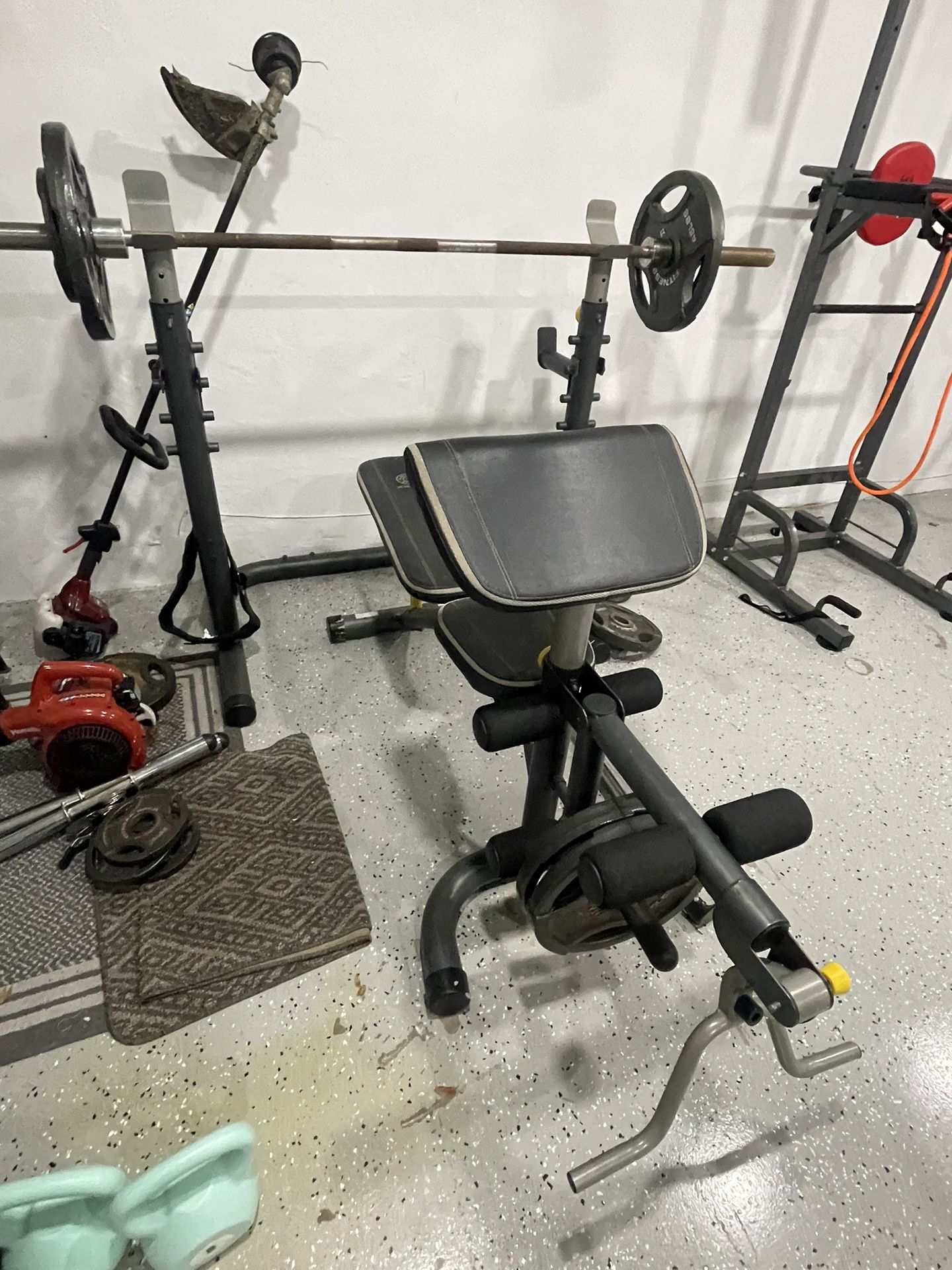 Bench With Weight Set