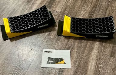 PR1ME RV Leveling Blocks Kit, 2 Pack Curved RV Levelers