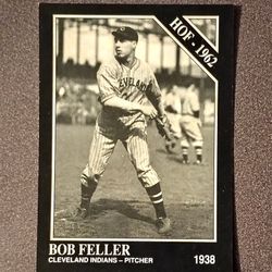 1991 Sporting News Bob Feller Cleveland Indians #35 Hall Of Fame HOF Baseball Card 1938 Vintage Collectible Sports Conlon Collection MLB